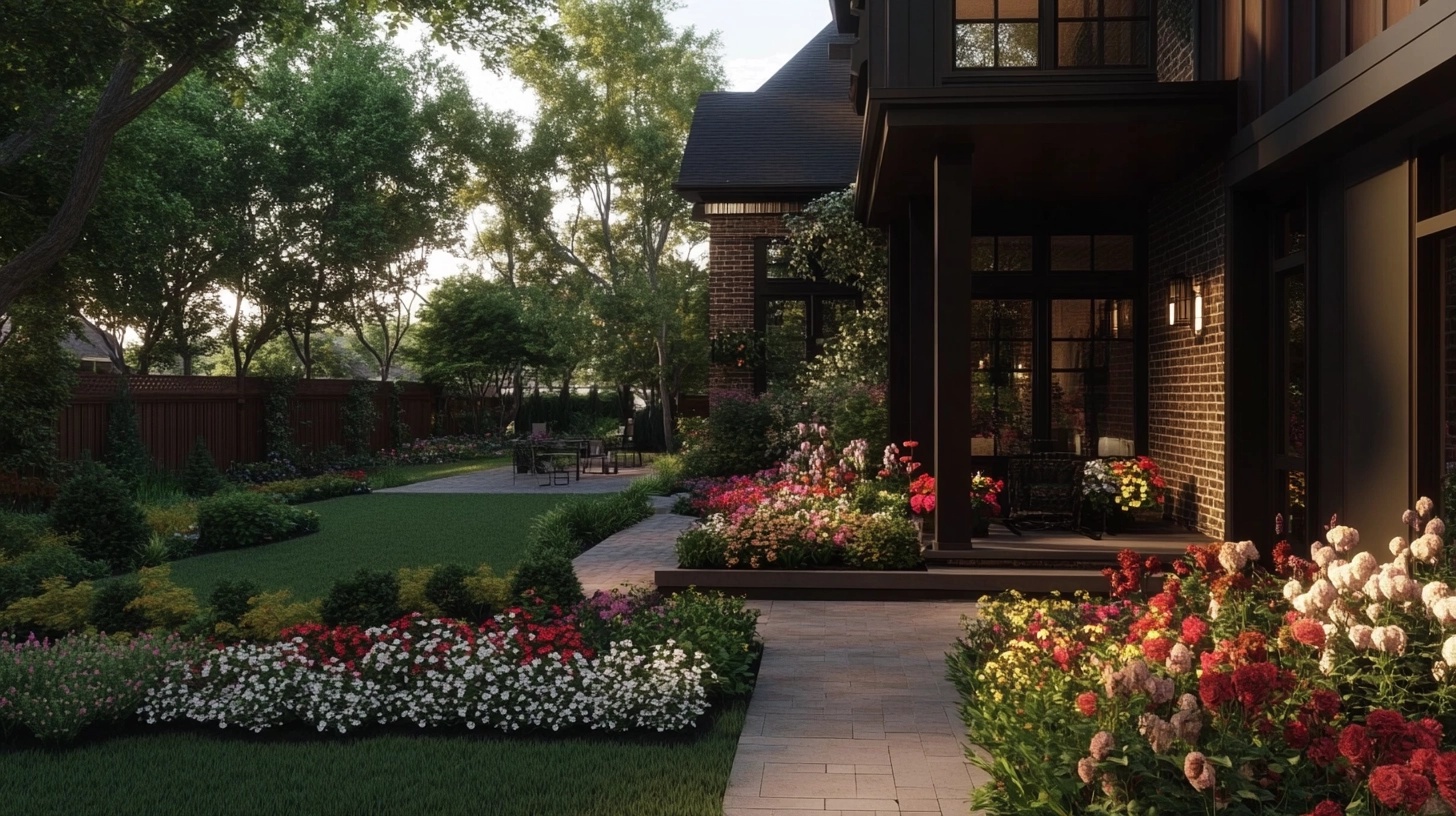 general front yard landscape